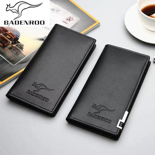 Long Fold Leather Wallet-Buy 1 Get 1 Free