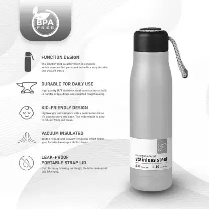 Yodo Stainless Steel Water Bottle Vacuum Insulated Thermos Flask