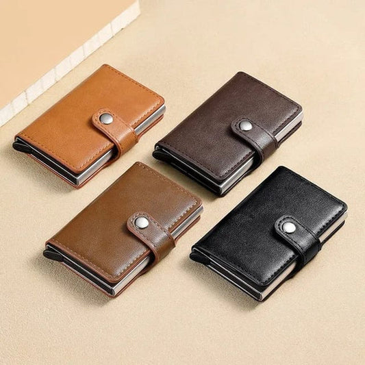 PU Leather Wallet & Pop up card holder