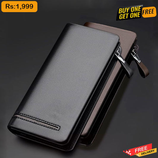 Long Leather Wallet (Buy 1 Get 1 Free)
